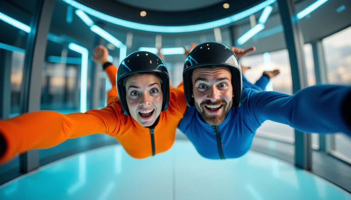 Sensation garantie : découvrez la chute libre indoor à deux pas de Paris, l'activité insolite qui décoiffe !