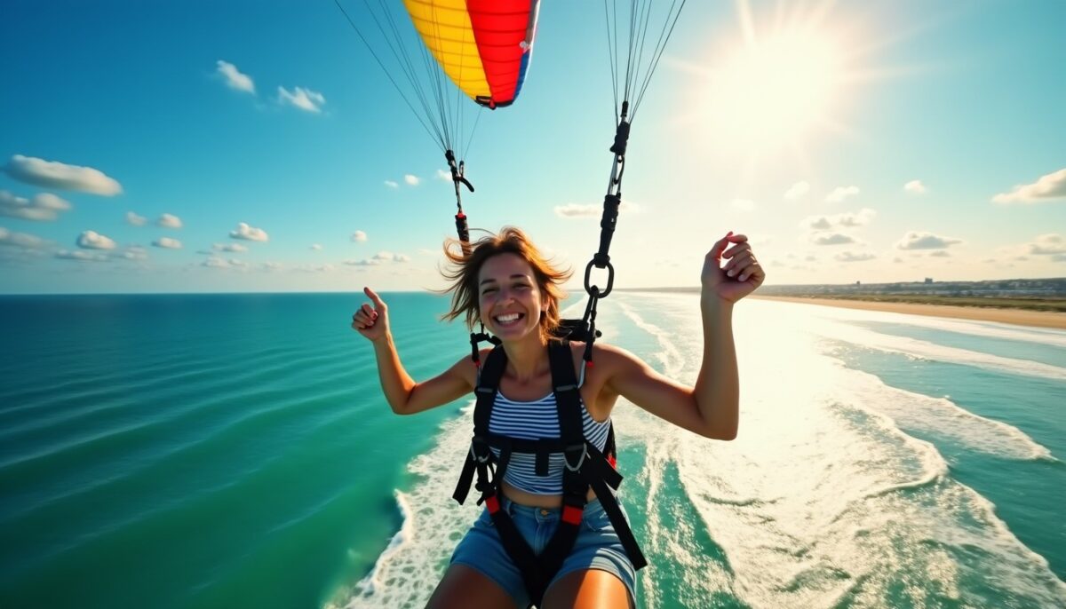 Parachute ascensionnel à La Baule : vivez l'adrénaline au-dessus des vagues
